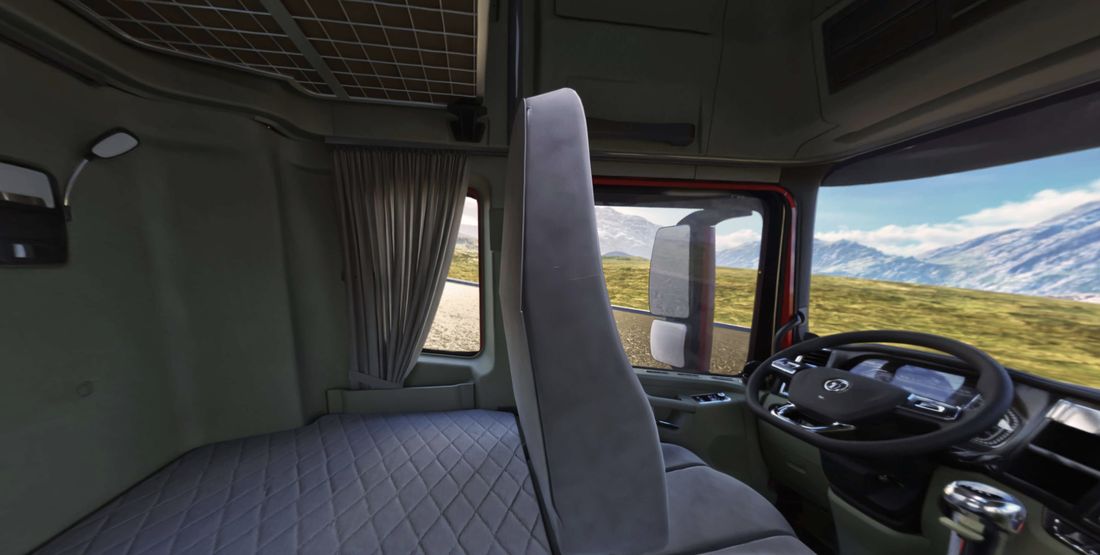 Two-berth sleeper compartment